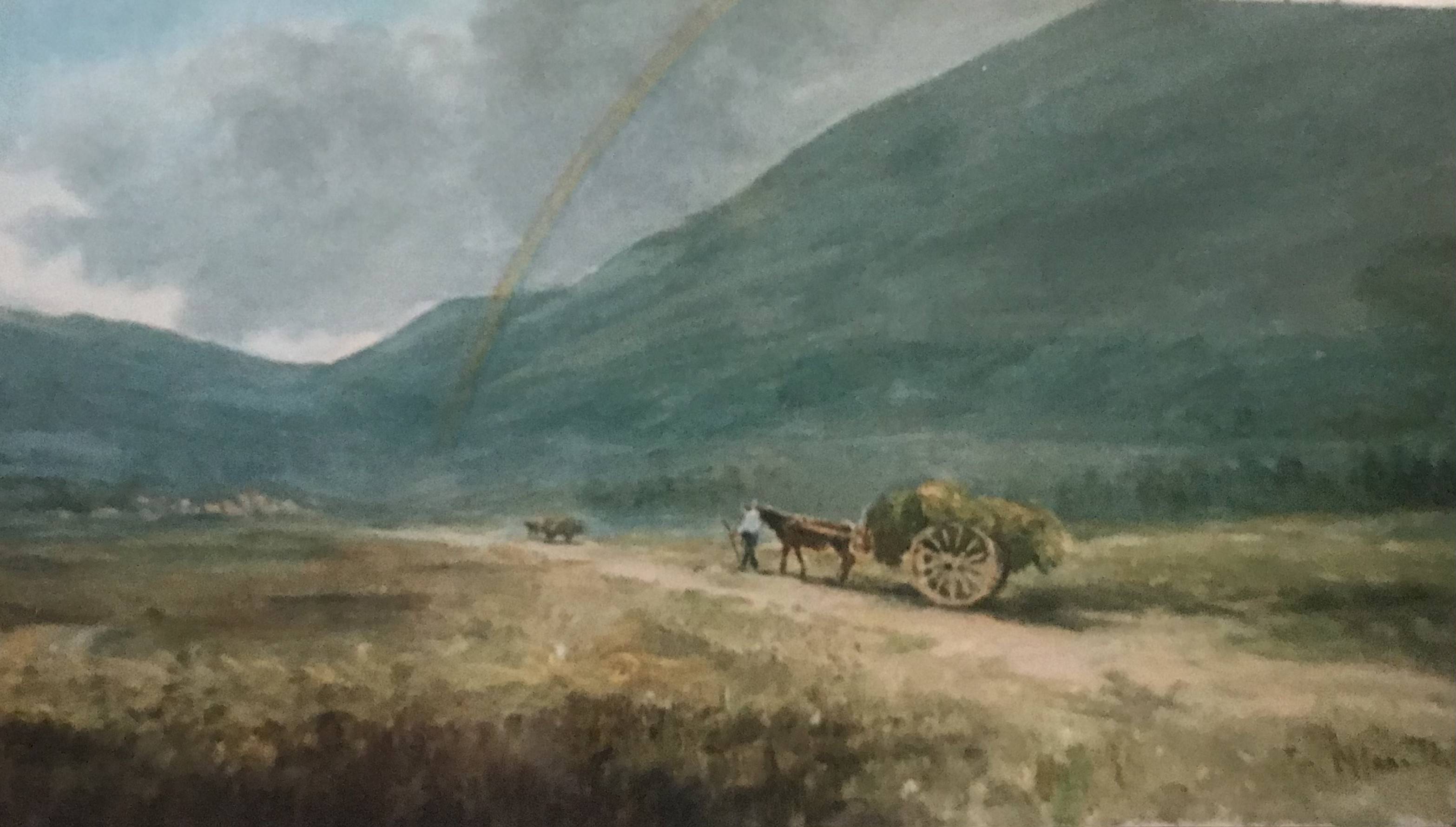 Ritorno dopo il temporale - olio su tela