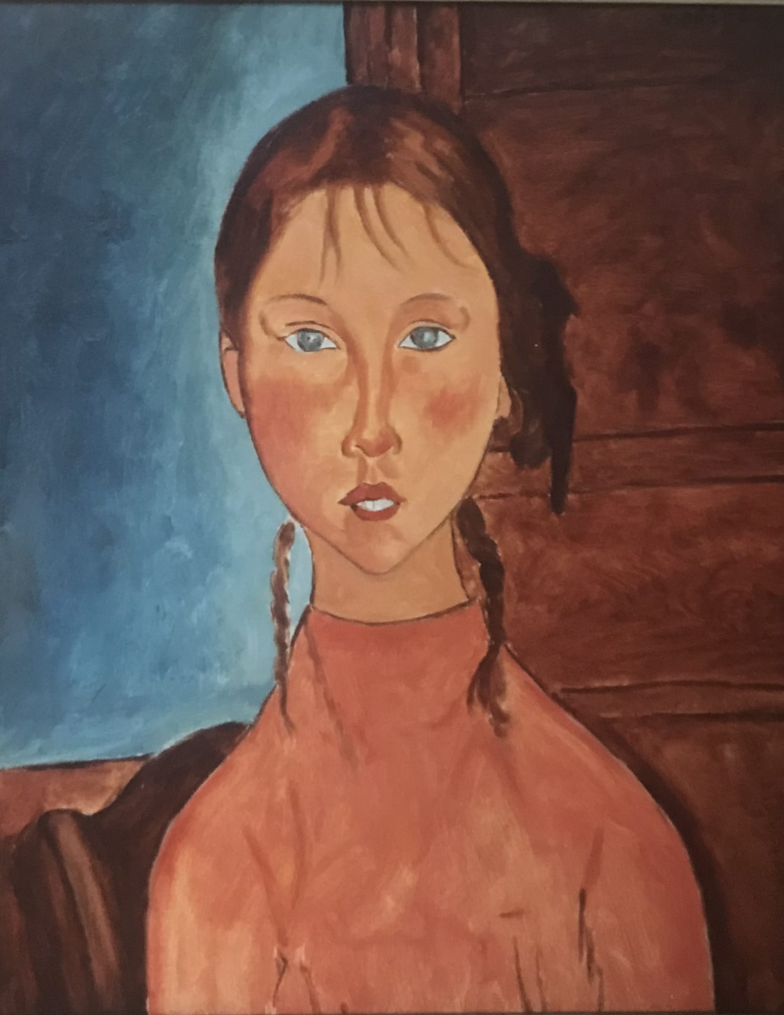 Ragazza con le trecce (Modigliani)