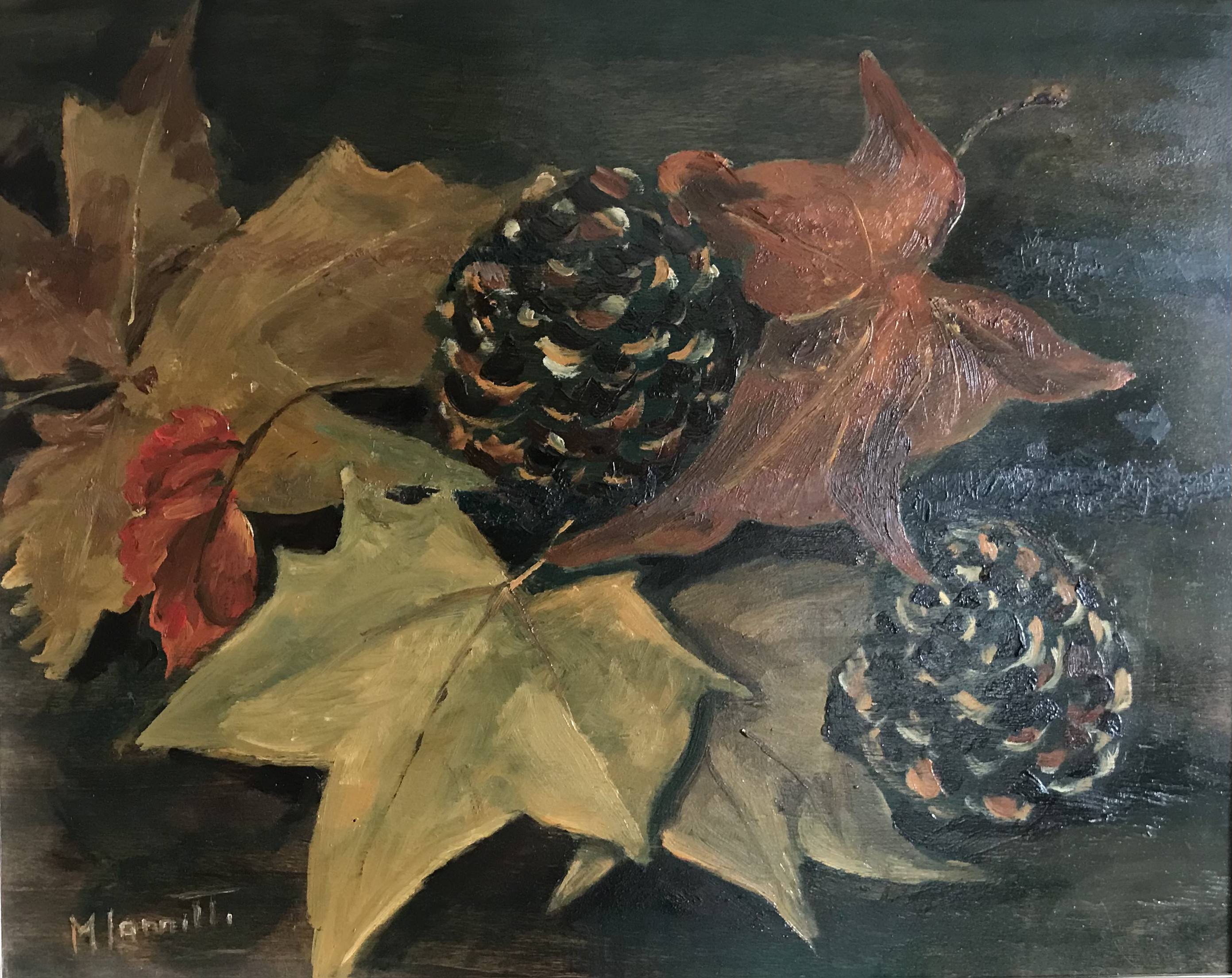 Composizione Autunnale - olio su tela