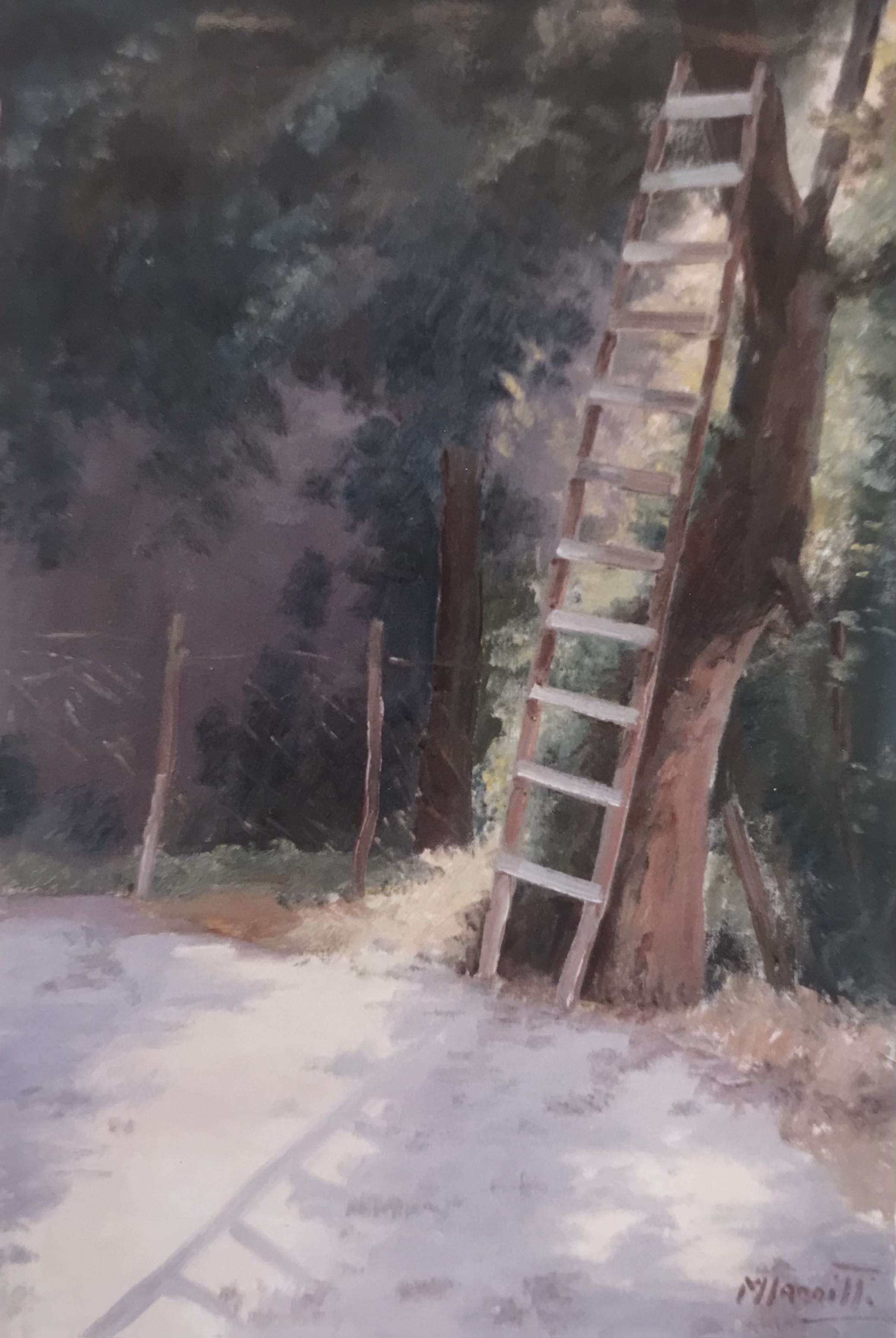 La scala - olio su tela 40x60