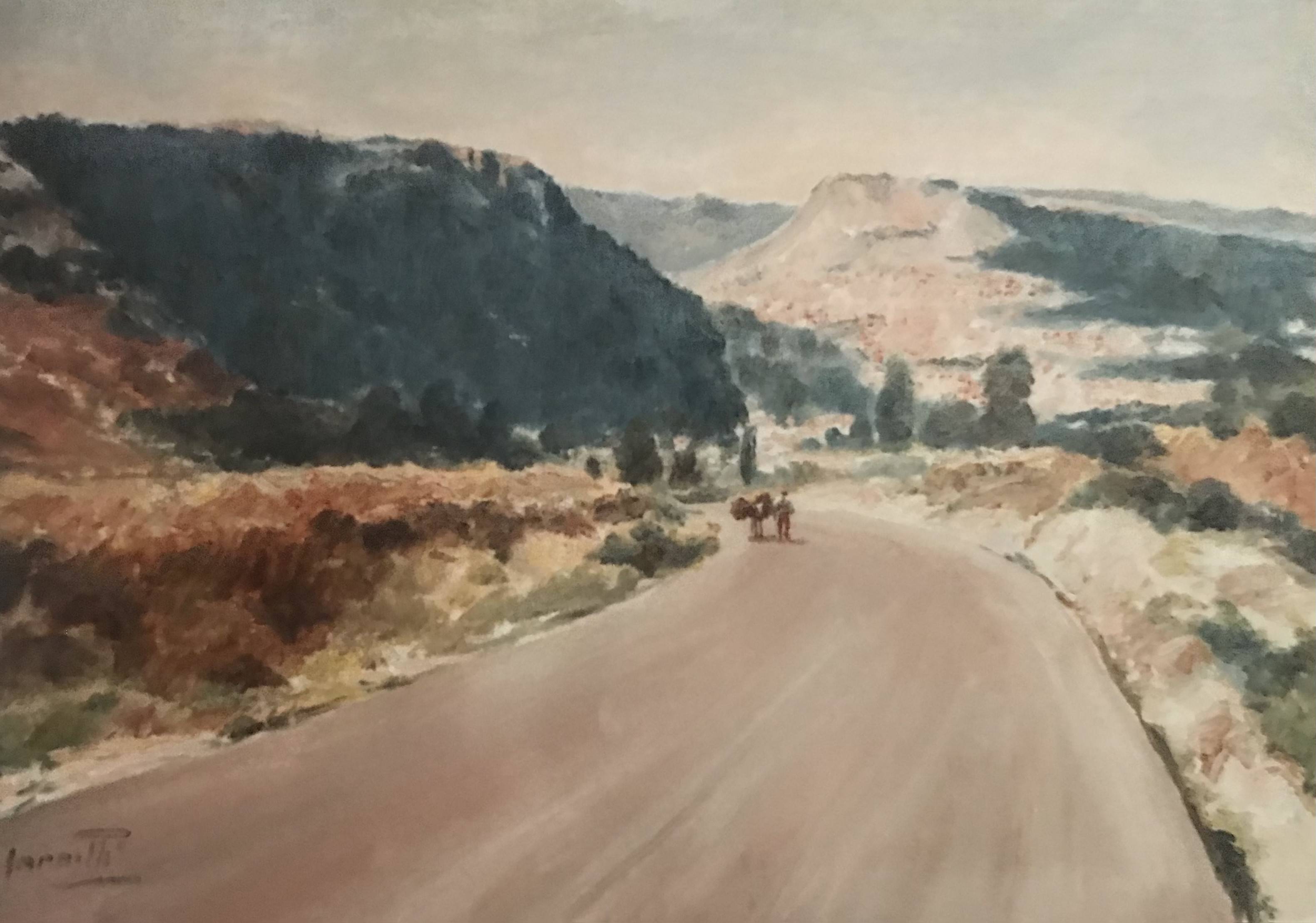 Verso Tagliacozzo - olio su tela 50x70